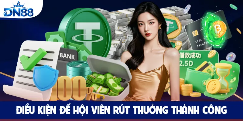 Điều kiện để hội viên rút thưởng thành công