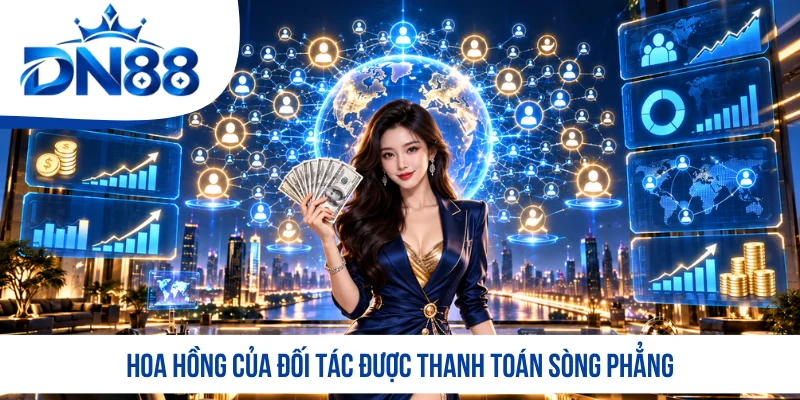 Hoa hồng của đối tác được thanh toán sòng phẳng